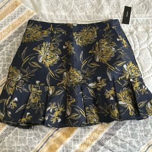 NWT Lulu’s Jacquard Fit & Flare Skirt L